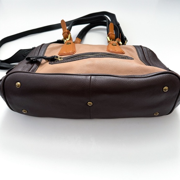 OrYANY Multicolored Leather Satchel Crossbody Bag - Picture 2 of 8